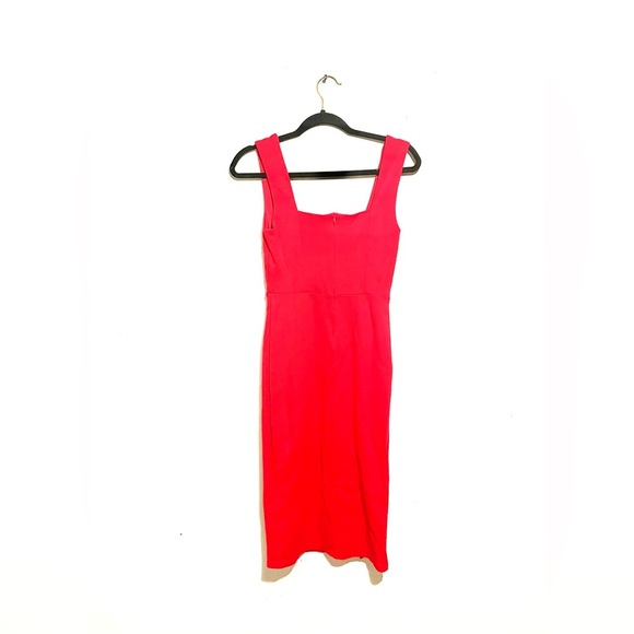 Lulus Chic Red Sleeveless Bodycon Midi Dress Size Small - Picture 9 of 12